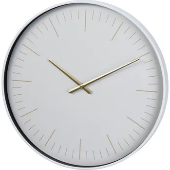 Hodiny Home Styling Collection Nástěnné moderní hodiny, zlaté ručičky, Ø 50,7 cm, plast