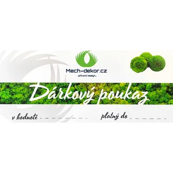 Dárkový potravinový koš Dárkový poukaz Mechdekor Hodnota poukazu: 3500Kč