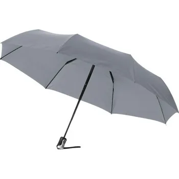 Deštník 21,5" deštník Alex s automatickým otvíráním/skládáním - Šedá