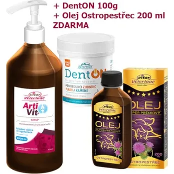 Artivit sir. 1000ml+DentOn 100g+ostropestřec olej zdarma