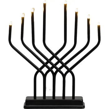 Svícen Finnlumor Adventní LED svícen, 8 světel, 32 × 27 cm