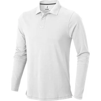 Pánské tričko Pánská polokošile Oakville s dlouhým rukávem - Bílá, XS