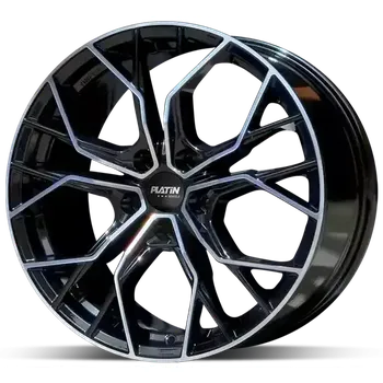 Alu kolo Platin P118 Black Polished 8x18 (5x112 ET45) 66,6 + od 2 kusů DOPRAVA ZDARMA!