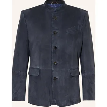 Dámský blejzr Habsburg Pánská Kožená Kazajka Vincent, tmavě modrá, 46