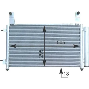 Výparník klimatizace Kondenzátor, klimatizace MAHLE AC 435 000S