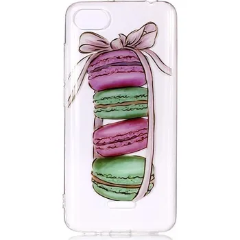 Pouzdro na mobilní telefon Patte gelový obal na mobil Xiaomi Redmi 6A - makrónky