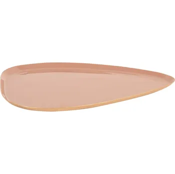 present time Dekorační tác na svíčky MILA, 19 x 25 cm, růžová