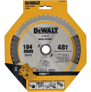 Pilový kotouč Pilový kotouč pro DCS383 184x20mm, 48 zubů DT1044 DeWALT