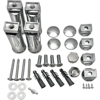 ALYA montážní uchycení pro rovné těleso, chrom