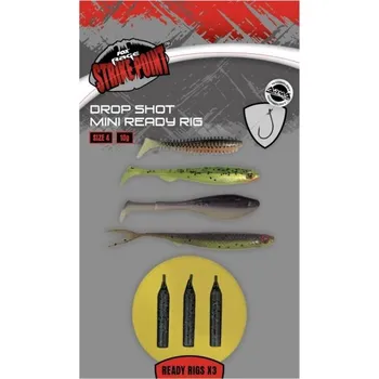 FOX RAGE - Montáž Drop Shot Mini Ready Rig vel. 4 3 ks