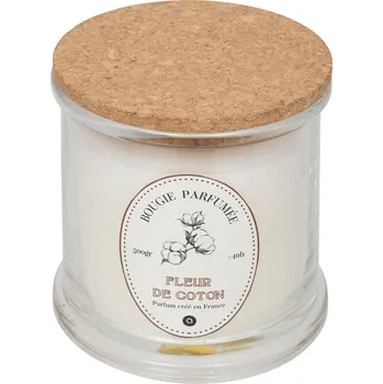 Svíčka Atmosphera Vonná svíčka ve skle HAPO, 500 g, bílá