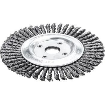 Drátěný kartáč Lessmann 47520148 | Kartáč na potrubí a roury, ocelový drát, spletená ruční brusky 178x6x22,2/ 0,50 oceľ