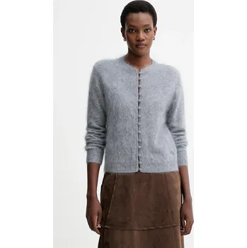 Dámský svetr Kašmírový kardigan Rag & Bone RG6425F6MCA šedá 90X, vel. XS