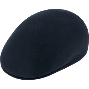 Čepice Fiebig - Headwear since 1903 Pánská modrá plstěná zimní bekovka - klasická pevná plstěná bekovka Velikost: 59 cm (L)