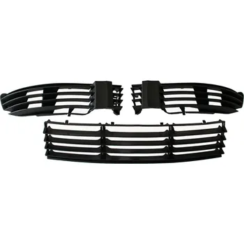 Nárazník MŘÍŽKA PŘEDNÍHO NÁRAZNÍKU / STŘED + L + P / SADA Volkswagen VW Passat B5 FL 00-05