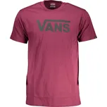 Vínové pánské tričko s potiskem VANS - Pánské Vans černá | tmavě červená 1824318