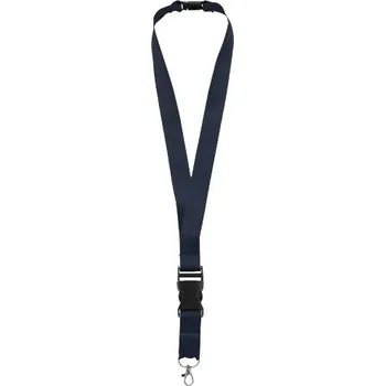 Lanyard Yogi s odepínací přezkou a rozepínací pojistkou - Námořnická modrá