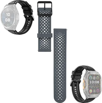 Chytré hodinky inSPORTline Náhradní řemínek pro chytré hodinky Rodamo a Zakuro, perfo šedá