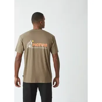 Pánské tílko triko PICTURE Toanah S/S SHITAKE velikost oblečení XXL