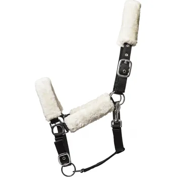 Horseguard Ohlávka s beránkem HorseGuard, černá EXTRA FULL