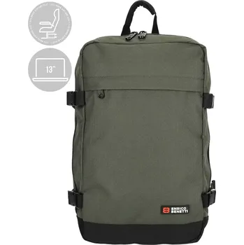 Městský batoh Unisex batoh nejen do letadla zelený 13" 20L - Enrico Benetti 54688 | Cooltovka.cz - moderní a praktický pro práci i jako příruční zavazadlo | Cooltovka.cz
