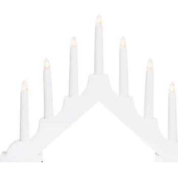 Svícen Finnlumor Adventní LED svícen, 7 světel, 29 cm