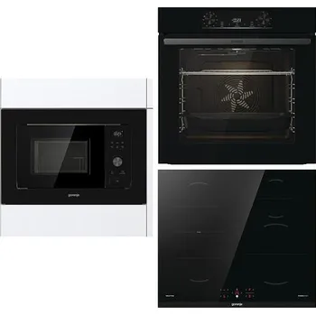 Set domácích spotřebičů Gorenje BO6735E02BK + Mikrovlnná trouba Gorenje BM201AG1BG + Indukční deska Gorenje GI6421BC + DOPRAVA ZDARMA