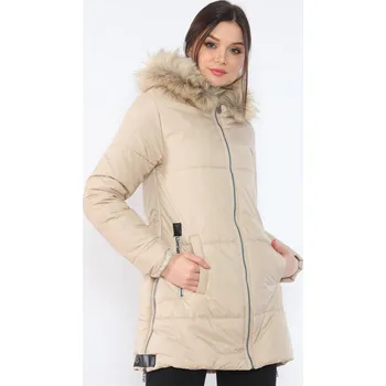 Dámská bunda dewberry dewberry kaki | krémová 1423222