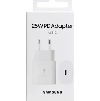 ORIGINÁLNÍ NABÍJEČKA SAMSUNG TA800 SUPER FAST CHARGE 25W USB-C KONEKTOR ČERNÁ