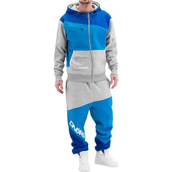 DANGEROUS DNGRS tepláková souprava pánská hip hop modrá 5XL