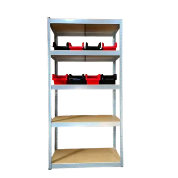 Dílenský regál Kovový regál Economy 180x90x40 5 polic - pozinkovaný + úložné boxy TRUCK 29x20x15 cm