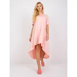 Dress-RV-SK-R4889.09-Salmon RUE PARIS růžová 3300603