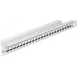 SCHRACK 19" patchpanel pro 24 modulu SFA/SFB, neosazený, 1U,RAL 7035