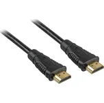 PremiumCord HDMI High Speed + Ethernet kabel/ zlacené konektory/ 25m/ černý