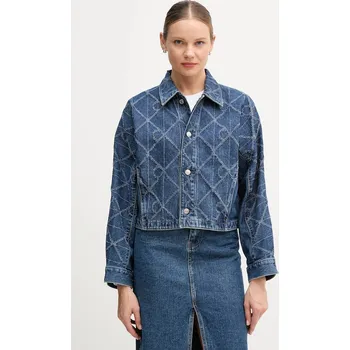 Pánská větrovka Džínová bunda Calvin Klein Jeans LV047D749G modrá 55J, vel. M