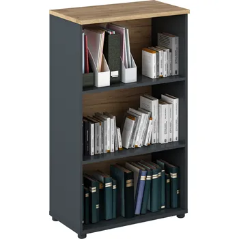 regál Max-i Policový regál NEYLAN 04 dub artisan / grafit