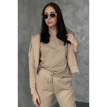 Dámská mikina Dámská mikina Armani Exchange XW000822AF10818 béžová Velikost: M