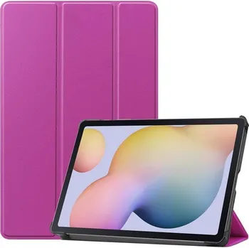 Pouzdro na tablet Polohovatelné PU kožené pouzdro na tablet Samsung Galaxy Tab S7 - fialové