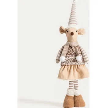 Vánoční ozdoba Vánoční dekorace RATTO myška 752216