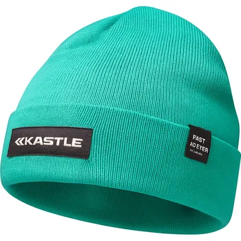 Čepice KÄSTLE Logo Patch Beanie, mentolová, zimní čepice