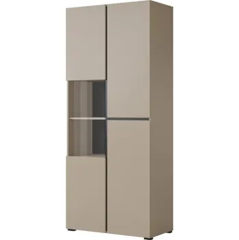 police Vitrína BONIFACIO 3D, congo/černá + vyzvednutí ZDARMA