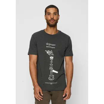 Depresso Tee dřevěné uhlí Mister Tee šedá 2550497