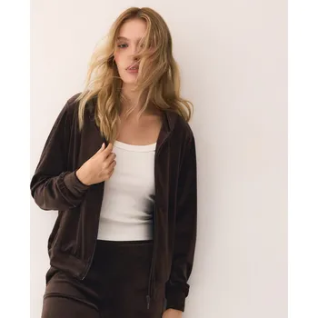 Reserved - Bavlněné tričko s dlouhými rukávy - krémová - ZQ827-01X - ZQ827-01X-S