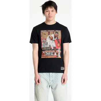 Pánské tričko Tričko Mitchell & Ness NBA 76Ers Allen Iverson Slam Tee Black XXL