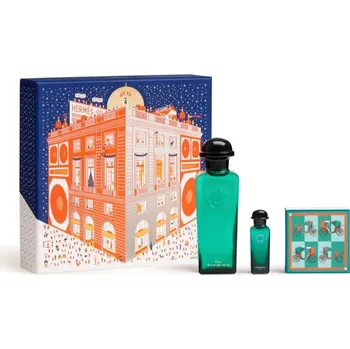 Unisex parfém Hermès Eau d'orange verte HERMÈS Colognes Collection Eau d'Orange Verte kolínská voda 100 ml + HERMÈS Colognes Collection Eau d'Orange Verte kolínská voda cestovní sprej 7,5 ml + HERMÈS Colognes Collection Eau d'Orange Verte parfémované mýdlo 50 g