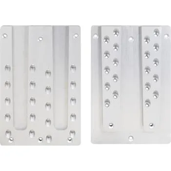 PITZL dvojité spojovací kování HVP 240x350x20 mm, hliník elox