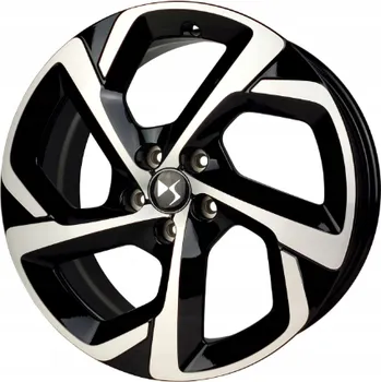 Alu kolo Citroen OE 9828110677 7,5x18 5x108 ET49 silver and black