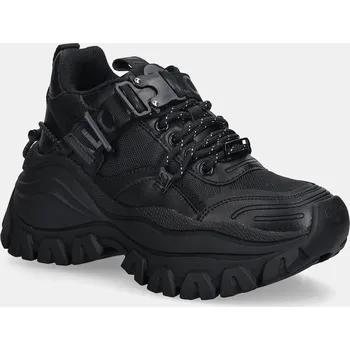 Dámské tenisky Tenisky Buffalo Lola Lace Up Com Lo dámské, černá barva, 1636503-BLK 99X, EUR 38
