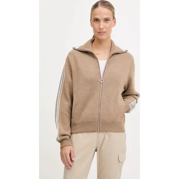 Dámský svetr Kardigan s příměsí vlny Fusalp Benada I1122 béžová 80X, vel. XS