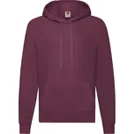 Burgundy Men's Hooded Sweat Sweat Fruit of the Loom Fruit of the Loom tmavě červená 2467187
